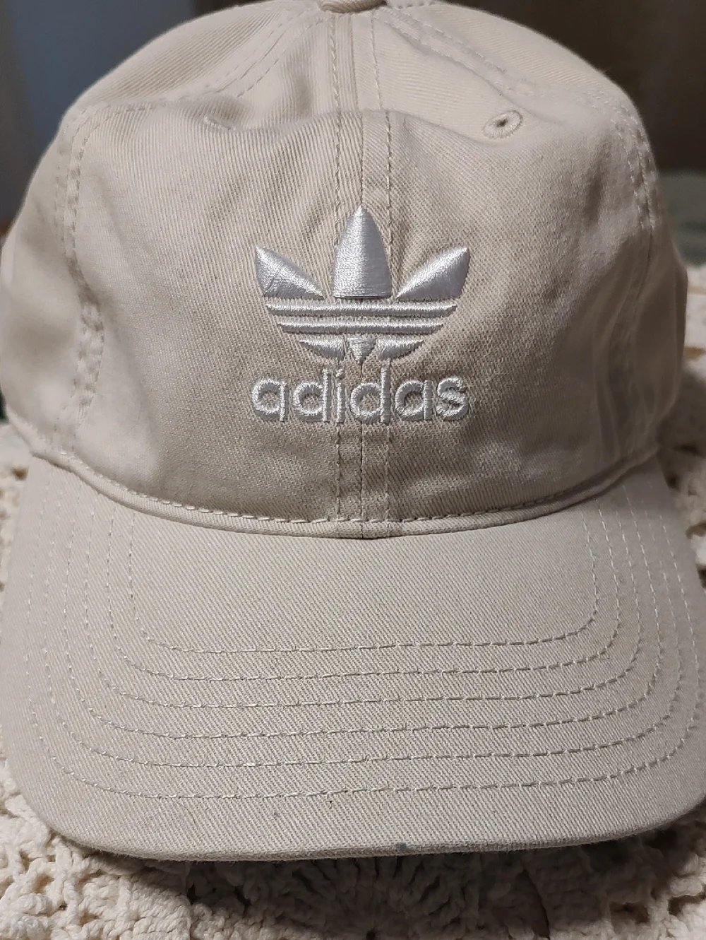 adidas Women's Trefoil Baseball Cap — Cream